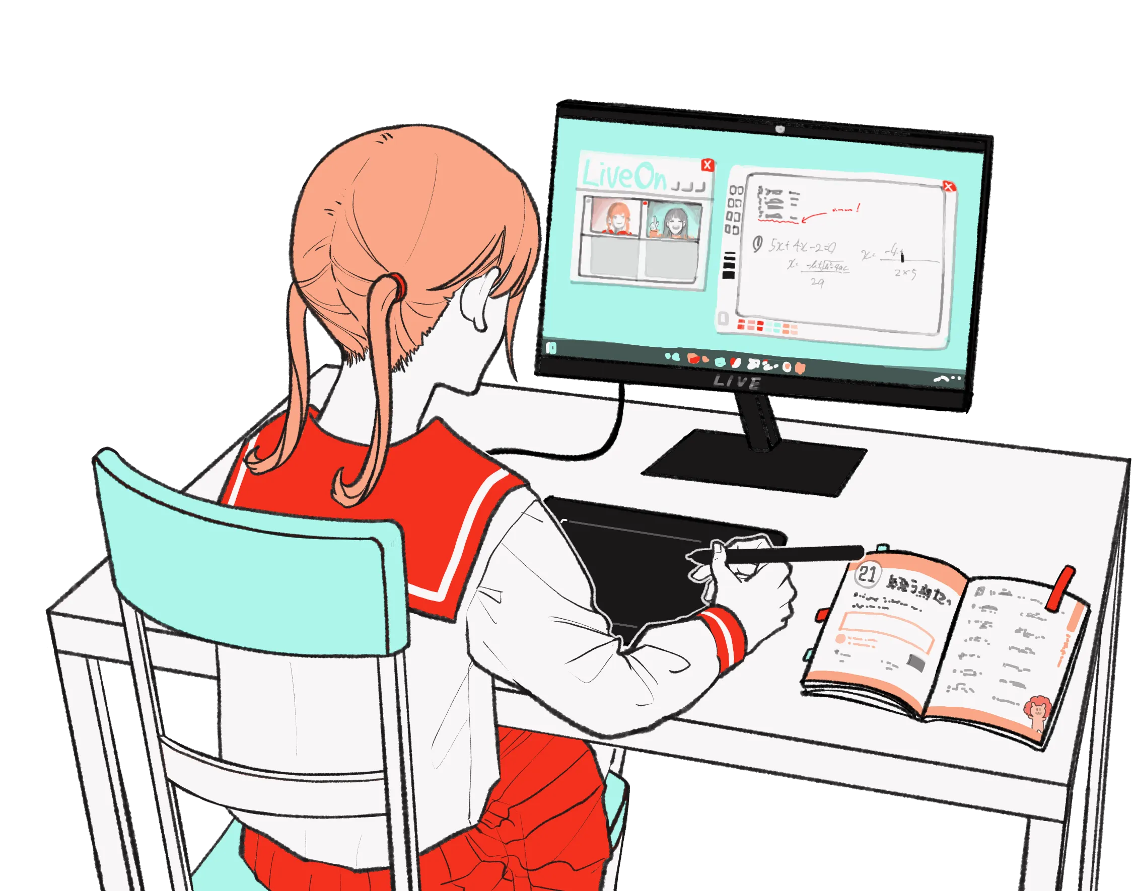 e-Liveの講師と個別指導について